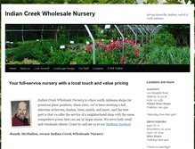 Tablet Screenshot of indiancreeknurseryal.com